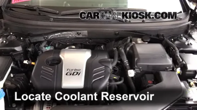 2016 Hyundai Sonata Eco 1.6L 4 Cyl. Turbo Refrigerante (anticongelante) Cambiar refrigerante